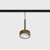 IN_LINE SOL MINI P, D75mm, H135mm, LED 7W, 4000К, чёрный/coffee (06.7530.7.940.BK + SOL M RING GRAIN COFFEE)