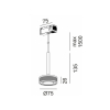 IN_LINE SOL MINI P, D75mm, H135mm, LED 7W, 4000К, чёрный/coffee (06.7530.7.940.BK + SOL M RING GRAIN COFFEE)