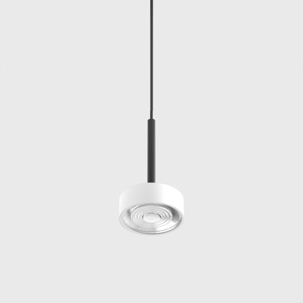 SOL MINI P NANO, D75mm, H135mm, 7W LED, 24°, 3000K, IP20, чёрный/белый (03.7532.7.930.BK/WH)