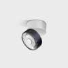 SOL SURF, D95mm, H78mm, LED 14W 4000K, білий/diamond black (02.9533.14.940.WH + SOL RING GRAIN DIAMOND BLACK)