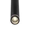 Подвесной светильник в стиле хай-тек JET BLACK Підвіс 1xGU10 TK Lighting в кухню, спальню в цвете черный