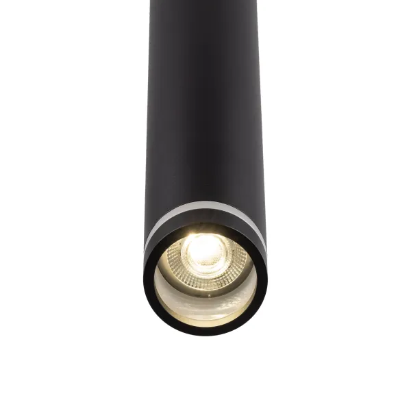 Подвесной светильник в стиле хай-тек JET BLACK Підвіс 1xGU10 TK Lighting в кухню, спальню в цвете черный