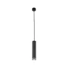 Подвесной светильник в стиле хай-тек JET BLACK Підвіс 1xGU10 TK Lighting в кухню, спальню в цвете черный