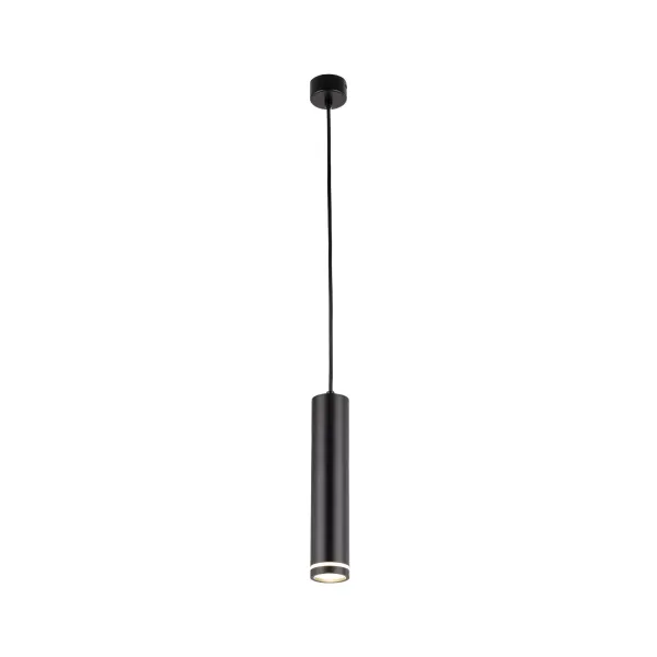 Подвесной светильник в стиле хай-тек JET BLACK Підвіс 1xGU10 TK Lighting в кухню, спальню в цвете черный