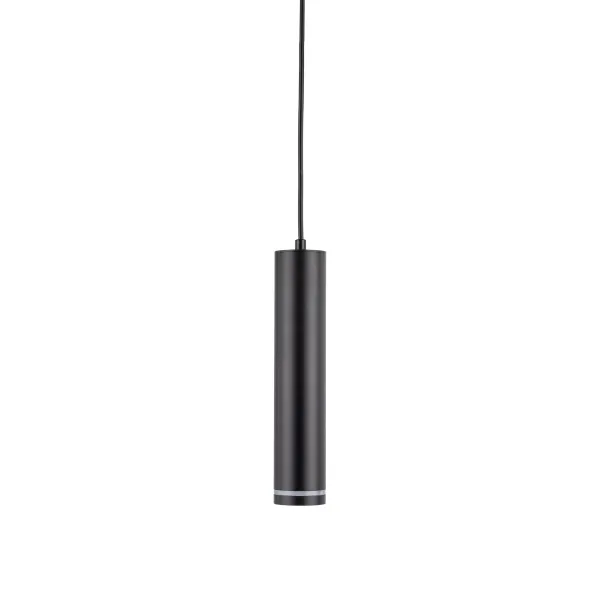 Подвесной светильник в стиле хай-тек JET BLACK Підвіс 1xGU10 TK Lighting в кухню, спальню в цвете черный