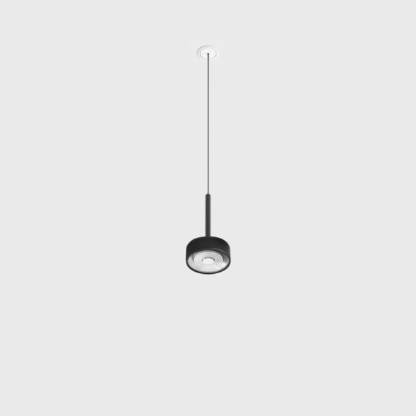 SOL MINI P NANO, D75mm, H135mm, 7W LED, 24°, 3000K, IP20, чёрный (03.7532.7.930.BK/BKG)