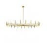 Люстра  світлодіодна  Люстра POP P40 Chandelier 24 lamps D180 Mod.A Gold   LED Deprimo купити 57860грн.