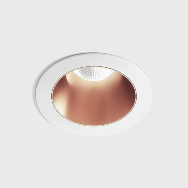 NANO R, D48мм, H67мм, LED 8W 2700K, медный-белый (01.3910.8.927.WH + 01.A390.CP)
