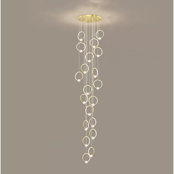 Підвісний світильник LUANA MORE L20 Brass у вітальню  LED