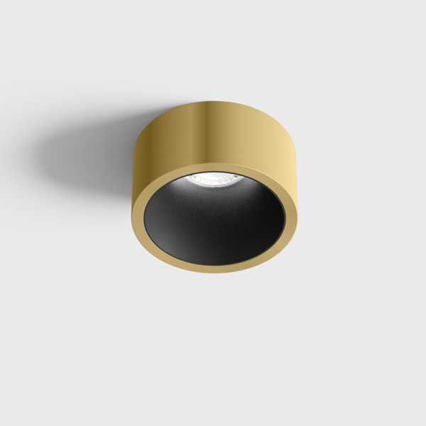 INVISIBLE MINI OUT, D55mm, H58mm, LED 6.3W, 4000K, латунь/чёрный (01.2203.7.940.BR/BK)