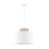 Подвесной светильник в стиле скандинавский DUO WHITE JUTA 1 TK Lighting в кухню, спальню в цвете белый
