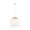 Подвесной светильник в стиле скандинавский DUO WHITE JUTA 1 TK Lighting в кухню, спальню в цвете белый