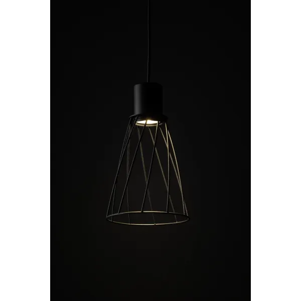 Подвесной светильник в стиле лофт MODESTO BLACK LAMPA  1 TK Lighting в кухню, коридор в цвете черный