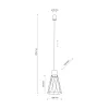 Подвесной светильник в стиле лофт MODESTO BLACK LAMPA  1 TK Lighting в кухню, коридор в цвете черный