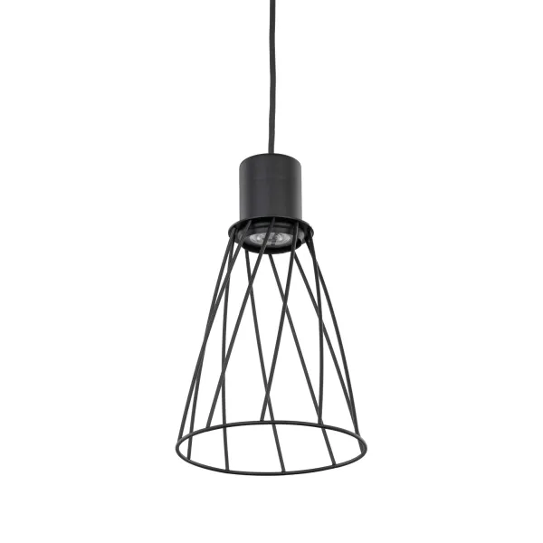 Подвесной светильник в стиле лофт MODESTO BLACK LAMPA  1 TK Lighting в кухню, коридор в цвете черный