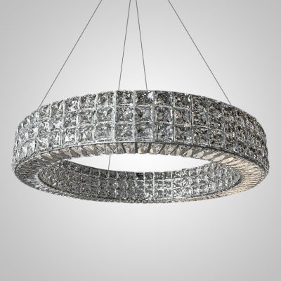 Підвісна світлодіодна люстра ACHILLES LUX D80 Chrome LED