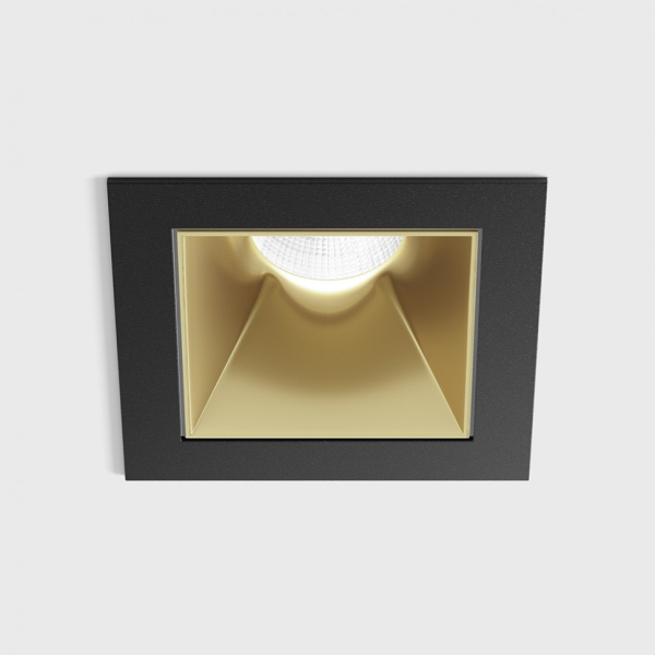 NANO S, L48мм, W48мм, H67мм, LED 8W 3000K, черный-латунь (01.3911.8.930.BK + 01.A391.BR)
