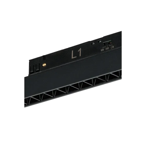 ALFA KIRA TRACK MAGNETIC 2LINE 24W CCT SWITCH DIM BK
