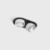 SOL IN MINI X2, L206mm, W111mm, H50mm, LED 2x7W, 4000K, чорний/білий (01.7522.14.940.BK/WHG)