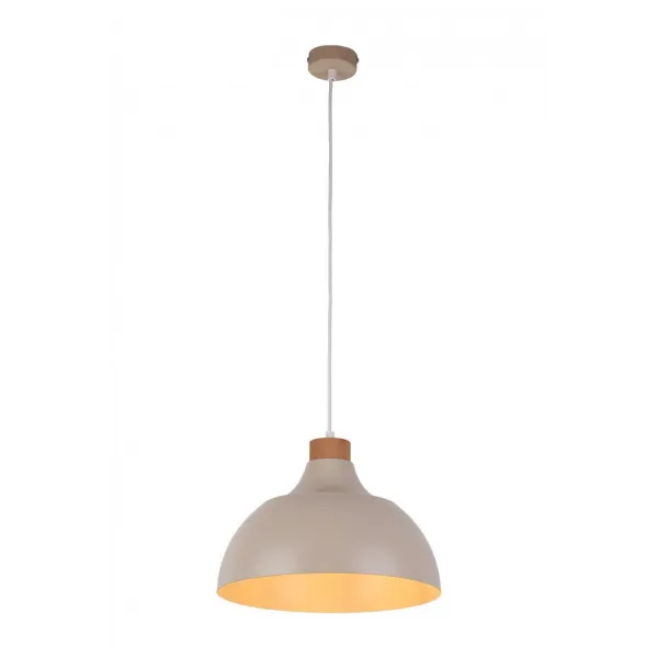 Подвесной светильник в стиле скандинавский CAP Беж 1 TK Lighting в кухню, спальню в цвете бежевый