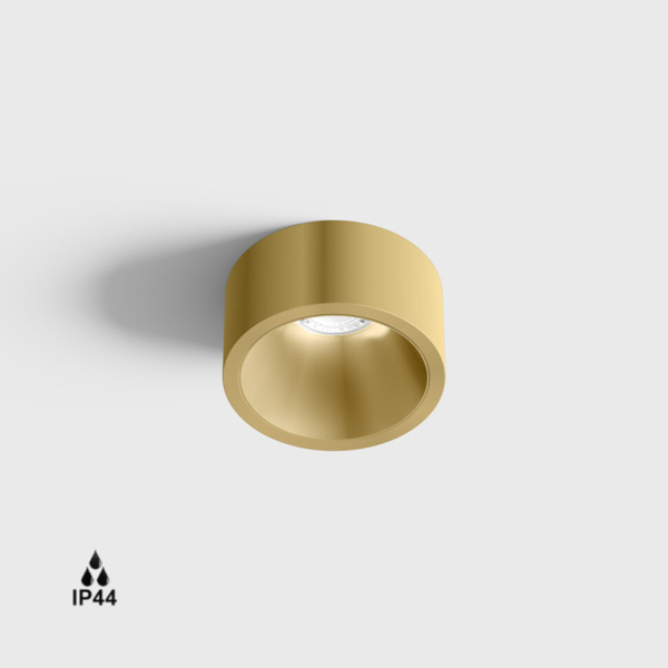 INVISIBLE MINI OUT, D55mm, H58mm, LED 6.3W, 4000K, латунь (01.2203.7.940.BR)