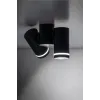 Светильник потолочный JET BLACK 2* GU10 TK Lighting в гостиную, кухню в стиле хай-тек