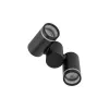 Светильник потолочный JET BLACK 2* GU10 TK Lighting в гостиную, кухню в стиле хай-тек
