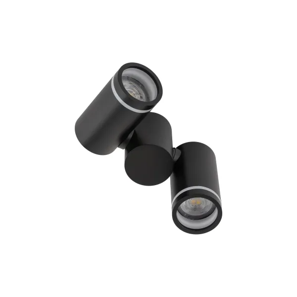 Светильник потолочный JET BLACK 2* GU10 TK Lighting в гостиную, кухню в стиле хай-тек