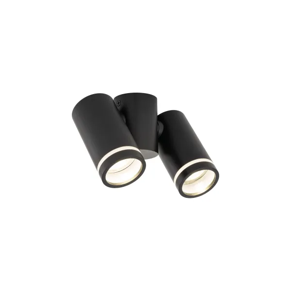 Светильник потолочный JET BLACK 2* GU10 TK Lighting в гостиную, кухню в стиле хай-тек