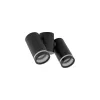 Светильник потолочный JET BLACK 2* GU10 TK Lighting в гостиную, кухню в стиле хай-тек