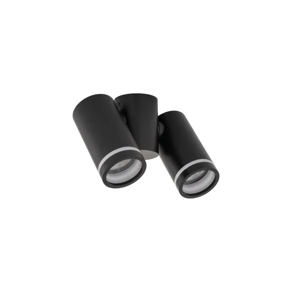 Светильник потолочный JET BLACK 2* GU10 TK Lighting в гостиную, кухню в стиле хай-тек