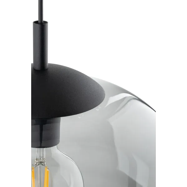 Подвесной светильник в стиле хай-тек VIBE GRAPHITE Підвіс 1  350 TK Lighting в кухню, спальню в цвете черный