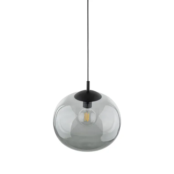 Подвесной светильник в стиле хай-тек VIBE GRAPHITE Підвіс 1  350 TK Lighting в кухню, спальню в цвете черный
