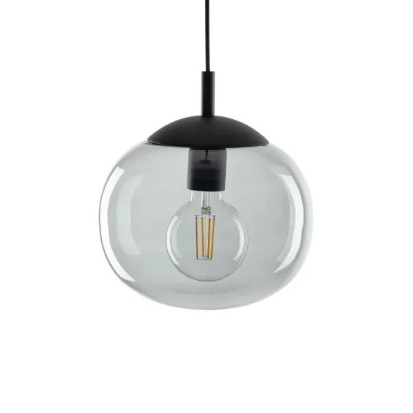 Подвесной светильник в стиле хай-тек VIBE GRAPHITE Підвіс 1  350 TK Lighting в кухню, спальню в цвете черный