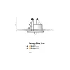CANOPY GIPS 7cm WH