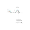 CANOPY GIPS 7cm WH