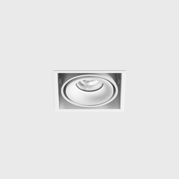 KARDAN 1, L108mm, W108mm, H80mm, LED 9W, 4000К, белый/белый (01.6100.13.940.WHW)