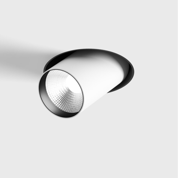 TUB M OUT NB TRIMLESS, D52mm, H60mm, LED 9W, 6°, 3000K, IP20, белый (01.0595.9.930.WH)
