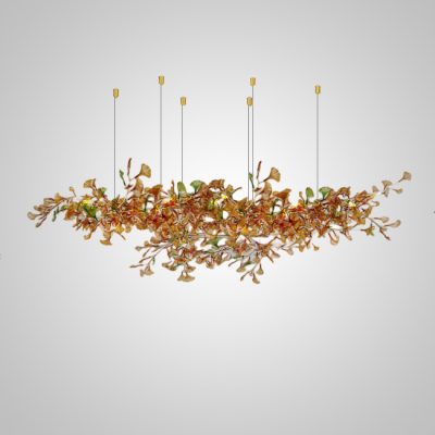 Подвесная люстра ELLING B L150 Amber светодиодная в гостиную