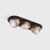 SOL IN MINI X3, L301mm, W111mm, H50mm, LED 3x7W, 3000K, чёрный/медь (01.7523.21.930.BK/CP)