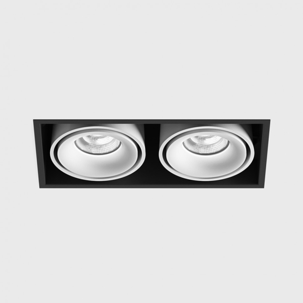 KARDAN 2, L210mm, W108mm, H80mm, LED 2х9W, 4000К, белый (01.6110.26.940.WH)
