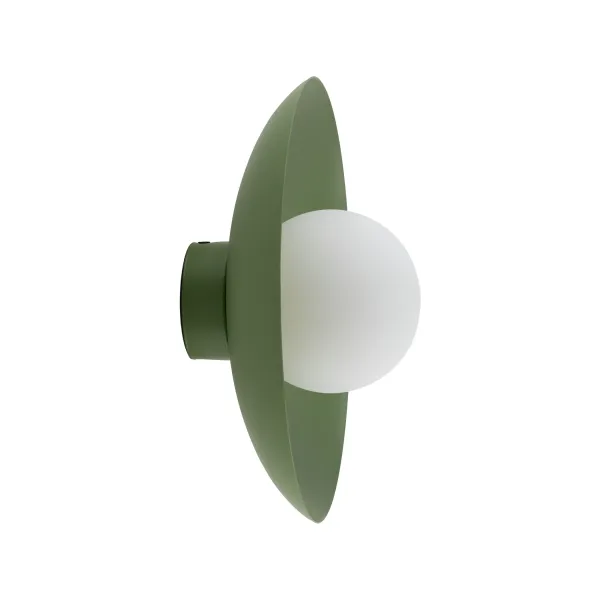 Бра настенное в спальню и гостиную SLATE PEAPOD GLASS KINKIET 1XG9 TK Lighting в стиле модерн