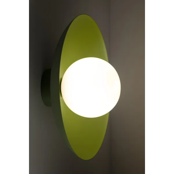 Бра настенное в спальню и гостиную SLATE PEAPOD GLASS KINKIET 1XG9 TK Lighting в стиле модерн