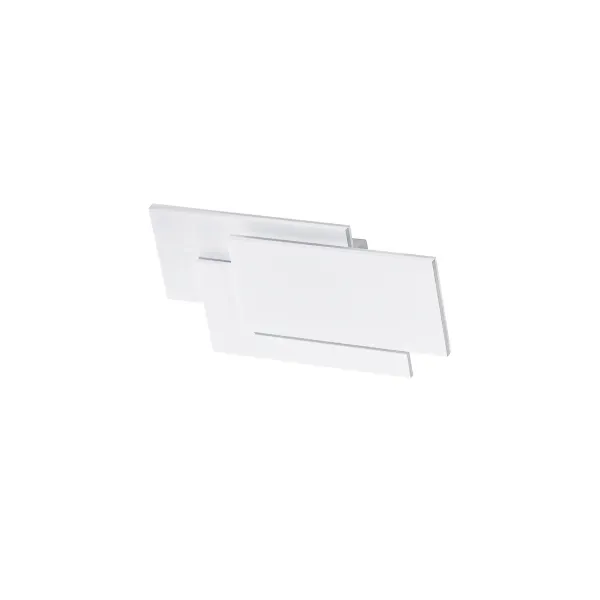 Светильник настенный светодиодный в спальню и гостиную CLOVER SQUARE WHITE Azzardo, LED бра в стиле скандинавский