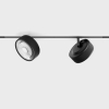 MICRO_LINE SOL MINI, D75mm, H26mm, LED 6.3 W, 4000К, DALI, чорний (14.7526.7.940.DALI.BK + SOL M RING GRAIN BLACK)