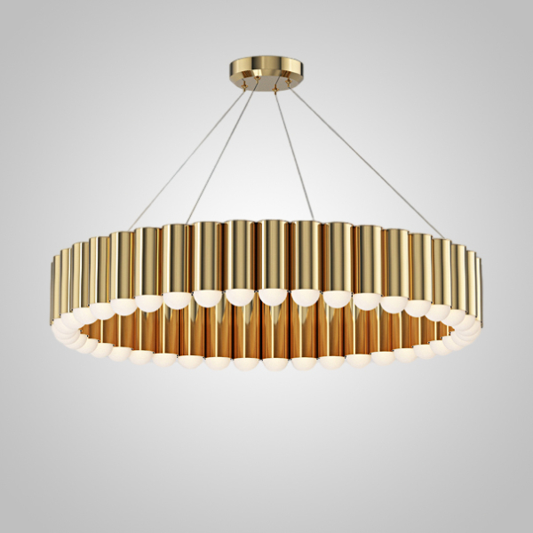 Підвісна світлодіодна люстра ERLANDER D80 Brass   LED