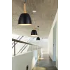 Подвесной светильник в стиле лофт PRATO BLACK Azzardo в кухню, коридор в цвете черный, коричневый