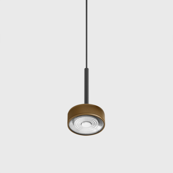SOL MINI P NANO, D75mm, H135mm, 7W LED, 24°, 4000K, IP20, чёрный/coffee (03.7532.7.940.BK/CFG)
