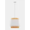 Подвесной светильник в стиле прованс BOHO Підвісна 380 TK Lighting в кухню, спальню в цвете белый