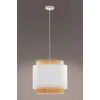 Подвесной светильник в стиле прованс BOHO Підвісна 380 TK Lighting в кухню, спальню в цвете белый
